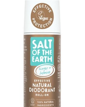 Salt Of The Earth Prírodné guličkový dezodorant so zázvorom a jazmínom Ginger + Jasmine ( Natura l Deodorant) 75 ml
