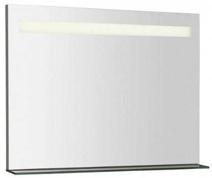 SAPHO - BRETO zrkadlo  s LED osvetlením a policou 800x608 BT080