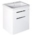 SAPHO - ELLA umývadlová skrinka 56,5x65x43cm, 2x zásuvka, biela EL062-3030