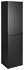 SAPHO - FILENA skrinka vysoká 35x140x30cm, čierna mat strip FID3540BS