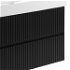SAPHO - FILENA umývadlová skrinka 82x51,5x43cm, čierna mat strip FID1285BS