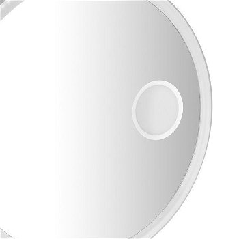 SAPHO - FLOAT okrúhle LED podsvietené zrkadlo, ø 80cm, kozm. zrkadlo, IR senzor, 3500-6500°K, biely FT800