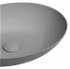 SAPHO - FORMIGO betónové umývadlo na dosku, 60x40cm, šedá FG217