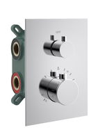 SAPHO - KIMURA podomietková sprchová termostatická batéria, box, 3 výstupy, chróm KU683