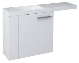 SAPHO - LATUS VI umývadlová skrinka 50x50x22cm, ľavá, biela (55835) LT615-3030
