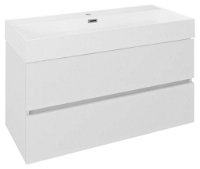 SAPHO - ODETTA umývadlová skrinka 95x50x43,5cm, biela lesk DT100-3030