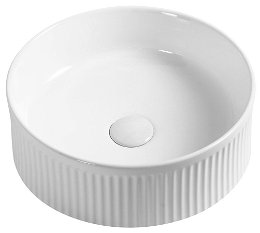 SAPHO - PICOBELLO keramické umývadlo na dosku priemer 37cm, biela AR484