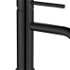 SAPHO - RHAPSODY umývadlová stojánkova batéria s bidetovou sprškou, čierna 1209-08B