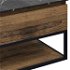 SAPHO - SKARA umývadlová skrinka 80x50x45cm, čierna mat/dub collingwood CG008-1919
