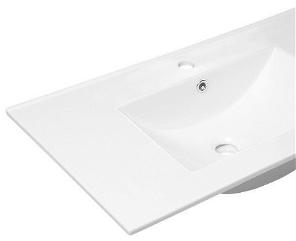 SAPHO - SLIM keramické umývadlo 90x46cm, biela 1601-90