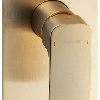 SAPHO - SPY podomietková sprchová batéria, 1 výstup, zlato mat PY41/19