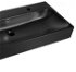 SAPHO - TORIDI keramické umývadlo 101x46,5cm, 2 otvory pre batériu, čierna matná TU0222B
