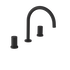 SAPHO - ULTRATAP  trojprvková umývadlová batéria, čierná mat UT017TB