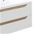 SAPHO - WAVE umývadlová skrinka 79,7x45x47,8cm, biela/dub Alabama WA080-3022