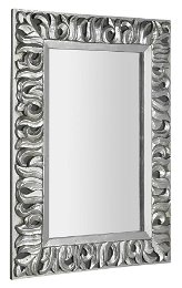 SAPHO - ZEEGRAS zrkadlo v ráme, 70x100cm, strieborná IN432