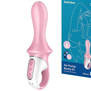 Satisfyer Air Pump Booty 5 Connect App red