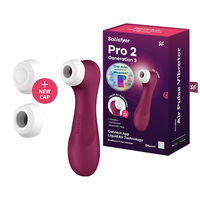 Satisfyer Pro 2 Generation 3 stimulátor na klitoris + Bluetooth App Wine Red