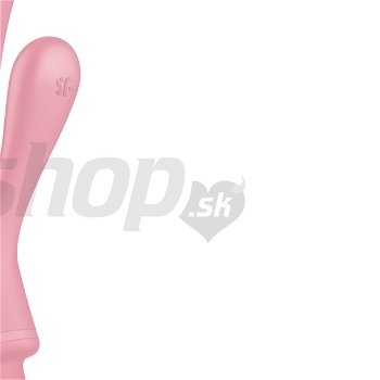 Satisfyer Triple Lover Clitoral Stimulator G-Spot and Massaging Pink