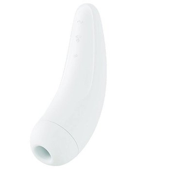 Satisfyer Vibrátor na stimuláciu klitorisu Curvy 2+ White