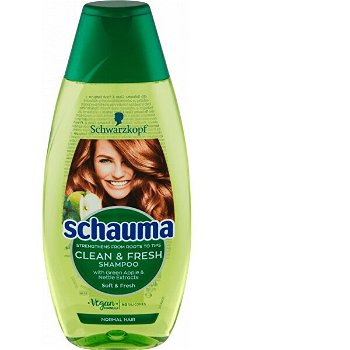 Schauma Šampón pre normálne vlasy ( Clean & Fresh Shampoo) 400 ml
