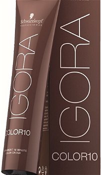 Schwarzkopf Professional 10 minútová permanentná farba na vlasy Igora Color 10 (Permanent 10 Minute Color Cream) 60 ml 3-0