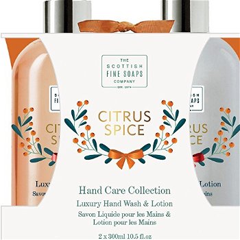 Scottish Fine Soaps Darčeková sada starostlivosti o ruky Citrus Spice (Luxury Hand Wash & Lotion)