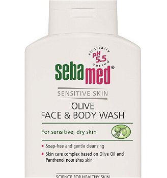 Sebamed Umývacia emulzia s olivovým olejom na tvár a telo Classic(Olive Face & Body Wash) 200 ml