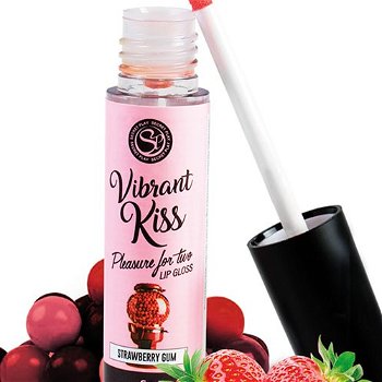 Secret Play Vibrant Kiss Lip Gloss Strawberry Gum