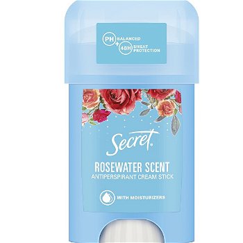 Secret Tuhý krémový antiperspirant Rosewater Scent 40 ml