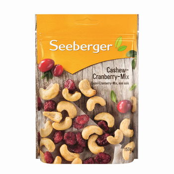 Seeberger Kešu - brusnicový mix 150g