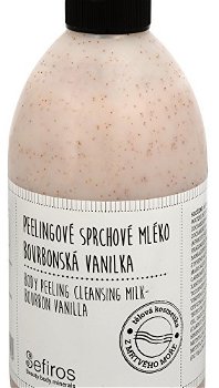 Sefiros Peelingové sprchové mlieko Bourbonská vanilka (Body Peeling Cleansing Milk) 500 ml