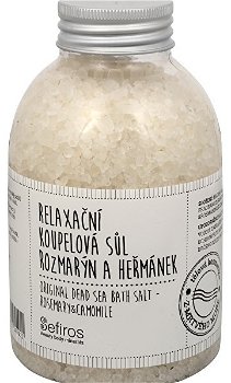 Sefiros Relaxačné kúpeľová soľ Rozmarín a harmanček (Original Dead Sea Bath Salt) 500 g