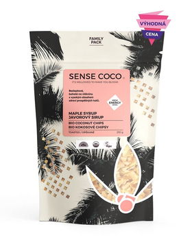 Sense Coco Kokosové chipsy perníkové BIO 250 g