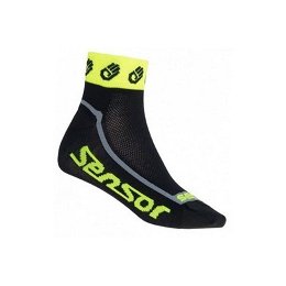 SENSOR ponožky Race Lite ručičky reflexná žltá 17100117