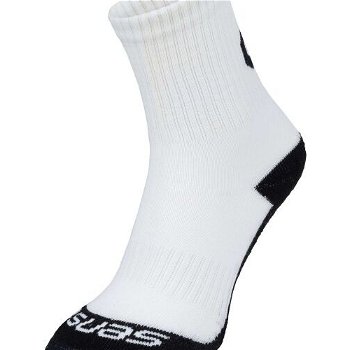 Sensor RACE MERINO BLK Ponožky, biela, veľkosť
