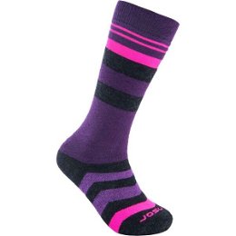 Sensor SLOPE MERINO Detské ponožky, fialová, veľkosť