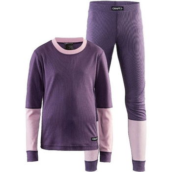 Set CRAFT Baselayer JR 1905355-750701 - fialová