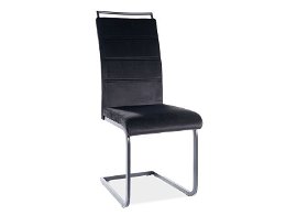 Signal Jedálenská stolička H-441 Velvet Farba: Čierna