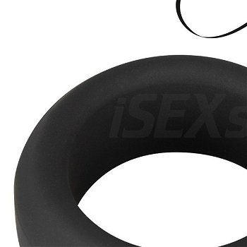 Silikónový erekčný krúžok na penis Black Velvets 2,6 cm