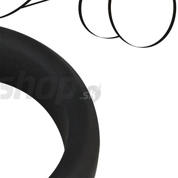 Silikónový erekčný krúžok na penis Black Velvets 3,8 cm