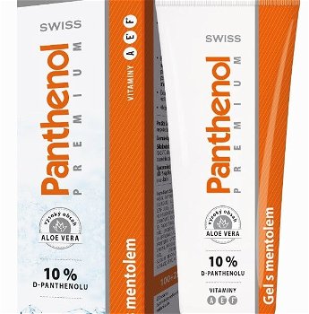 Simply You Panthenol 10% Swiss PREMIUM gél s mentolom 100 + 25 ml