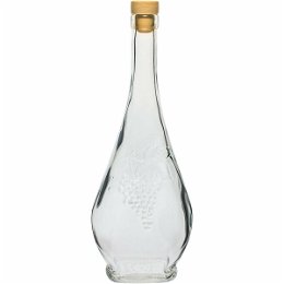 Sklenená fľaša so špuntom Luigi, 0,5 l