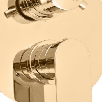 SLEZAK-RAV - Vodovodná batéria sprchová vstavaná NIL - zlatá - lesklá, Farba: zlato, Povrchová úprava: PVD NL186KZ
