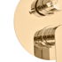 SLEZAK-RAV - Vodovodná batéria sprchová vstavaná NIL - zlatá - lesklá, Farba: zlato, Povrchová úprava: PVD NL186KZ