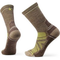 Smartwool HIKE LIGHT CUSHION CREW Pánske ponožky, khaki, veľkosť