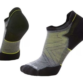 Smartwool RUN TARGETED CUSHION LOW ANKLE Pánske športové ponožky, sivá, veľkosť