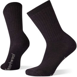 Smartwool W HIKE CE FULL CUSHION SOLID CREW Dámske ponožky, čierna, veľkosť