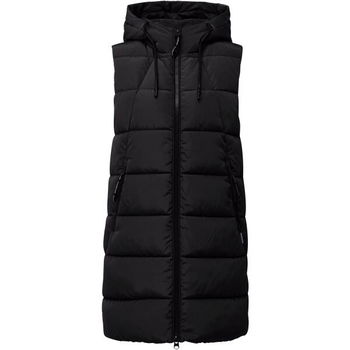 s.Oliver QS OUTDOOR WAISTCOAT Dámska vesta, čierna, veľkosť