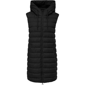 s.Oliver RL OUTDOOR WAISTCOAT Prešívaná vesta s kapucňou, čierna, veľkosť
