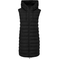 s.Oliver RL OUTDOOR WAISTCOAT Prešívaná vesta s kapucňou, čierna, veľkosť